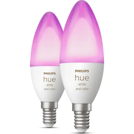 Philips Hue White and Color Ambiance E14 2-pak